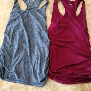 2 old Navy maternity tank tops size large